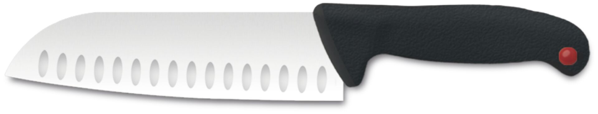 Messerserie "PRO" Santokumesser 17,0 cm mit Kullenschliff